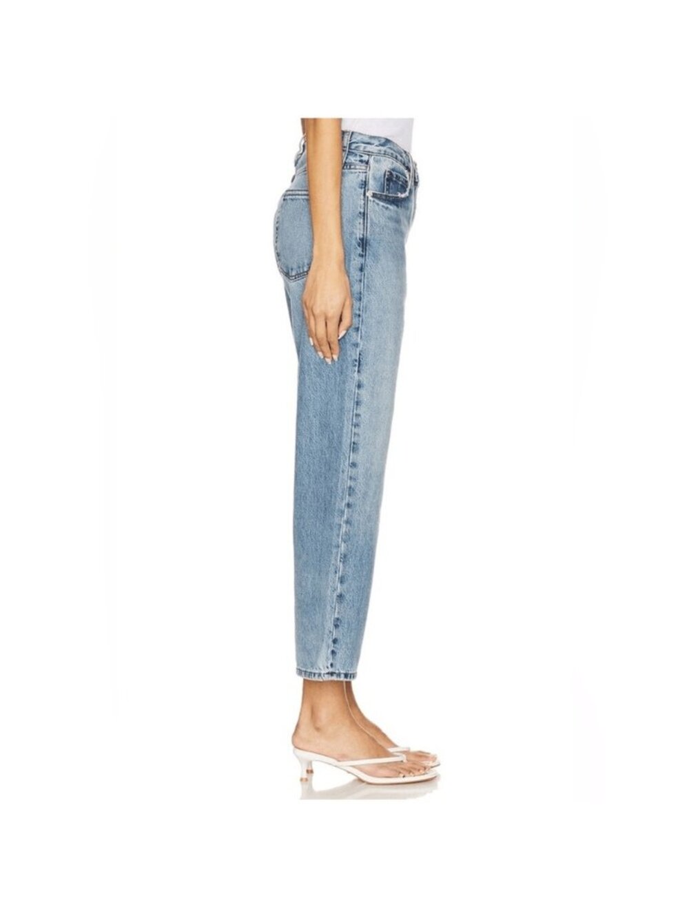 NWT Size 27 - FRAME The Hang 100% Cotton Mid Rise jeans in Seattle (NWT US$ 298) - Picture 9 of 16